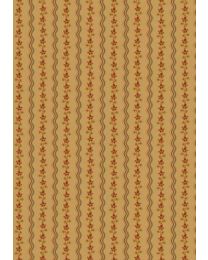 Cheddar  Coal SQUIGGLE Tan  by Pam Buda from Marcus Fabrics