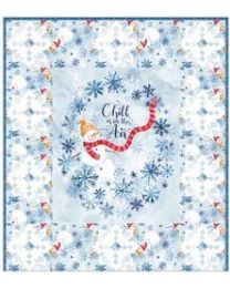 Chill in the Air Quilt Kit featuring Hoffman Fabrics