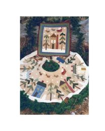 Christmas Tree Skirt Wallhanging Pattern from Bareroots