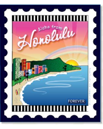 City Stamp Honolulu