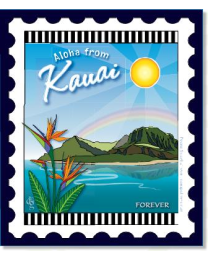 City Stamp Kauai