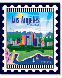 City Stamp Los Angeles