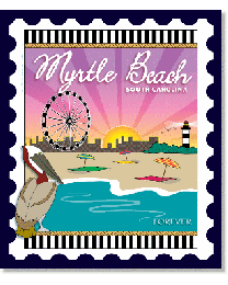 City Stamp Myrtle Beach