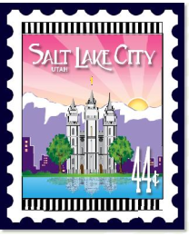City Stamp Salt Lake City