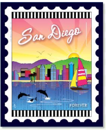 City Stamp San Diego
