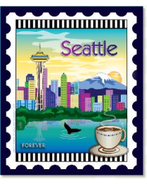 City Stamp Seattle