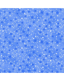 Comfy Flannel Stars Blue by AE Nathan