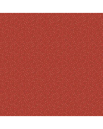Country Confetti Speckled Hen Red by Poppie Cotton
