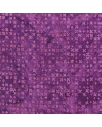 Criss Cross Batik Grape  from Anthology Fabrics