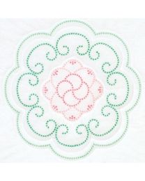 Cross-Stitch Flower 18 Quilt Blocks from Jack Dempsey Inc