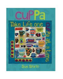Cuppa Hand Embroidery Book by Sue Spargo for Folk-Art Quilts