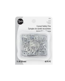 Curved Safety Pin 15 Size 2 40 Count