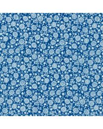 Daisys Bluework Floral Navy by Debbie Beaves for Robert Kaufman