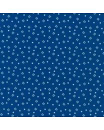 Daisys Bluework Small Flowers Navy by Debbie Beaves for Robert Kaufman