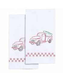 Decorative Hand Towels Old Truck from Jack Dempsey Needle Art