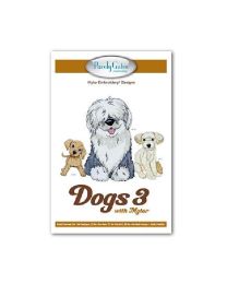Dogs 3 with Mylar Embroidery CD Pattern from Purely Gates