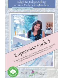 Edge to Edge Quilting Expansion Pack 3 from Amelie Scott Designs