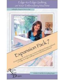 Edge to Edge Quilting on Your Embroidery Expansion Pack 7 from Amelie Scott