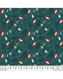 Enchanted Forest Forest Floor Teal by Cori Dantini for Free Spirit