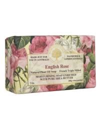 English Rose Soap 7oz Soap Bar by Wavertree  London