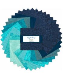 Essentials Night Breeze 5in Squares from Wilmington Prints