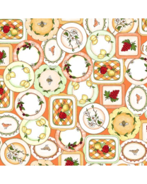 Fancy Fruit Fruit Plates Orange by Kris Lammers for Maywood Studio