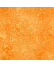 Fantasy Lt Orange by Sarah J Maxwell for Marcus Fabrics