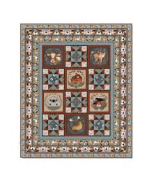 Farm Country Block Quilt Kit from Blank