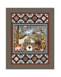 Farm Country Panel Quilt Kit from Blank