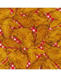 Feast Mode Fried Chicken Brown by Robert Kaufman