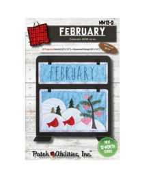 February Calendar Series Mach Emb by Julie Wurzer for Patch Abilities
