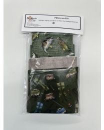 Fishing Green Pillowcase Kit