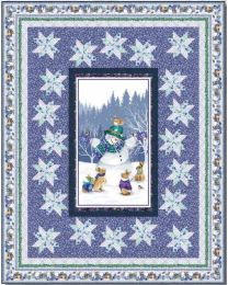Flurry Firends Panel Quilt Kit from Henry Glass