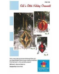Foldn Stitch Holiday Ornaments