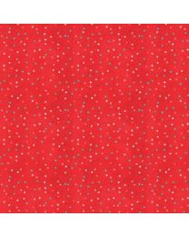 Frosty Merry Mints Dots Red by Danielle Leone Collection for Wilmington