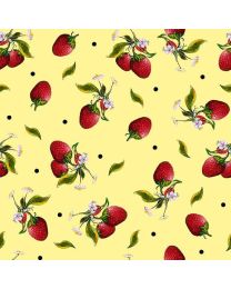 Fruit For Thought Strawberries from Blank Quilting Corp