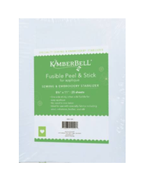 Fusible Peel  Stick For Easy Applique 8-12in x 11in 25pk by Kimberbell