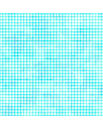 Gingham Turquoise from the Sorbet Collection by PB Textiles
