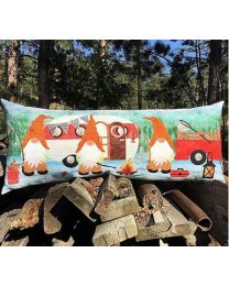 Gnome is Where You Park It Bench Pillow Kit featuring Hoffman Batiks