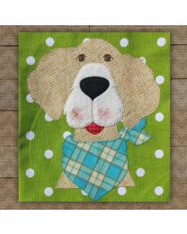 Golden Retriever Precut Prefused Applique Kit by Leanne Anderson for The Whole Country Caboodle