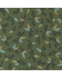 Good News Great Joy Pinecones Pine by Fancy That Design House for Moda