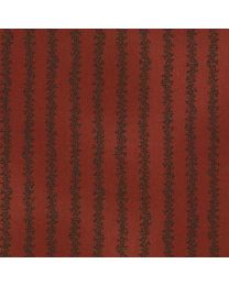 Grandpas Journal Stripes Brick by Julie Letvin for Robert Kaufman Fabrics
