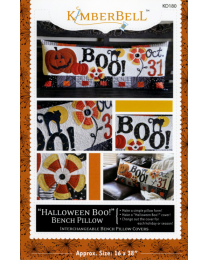 Halloween Boo Bench Pillow Pattern from Kimberbell
