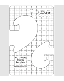 Handi Quilter Double Hearts Ruler