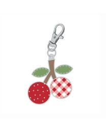 Happy Charms Enamel Calico Cherries by Lori Holt for Riley Blake Designs