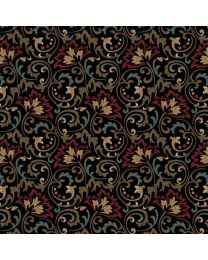 Hearthstone Black Spellbound by Lynn Wilder for Marcus Fabrics