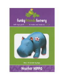 Heather Hippo Pattern by Funky Friends Factory