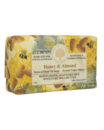 Honey Almond 7oz Bar Soap by Wavertree  London