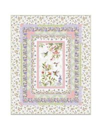Humingbird Floral Quilt Kit by Susan Winget from Wilmington