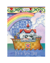 Its a New Day Lined Journal by Jim Shore